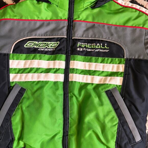 Rare Choko Fireball Motorsports Kids Snowmobile Jacket - Picture 5 of 5